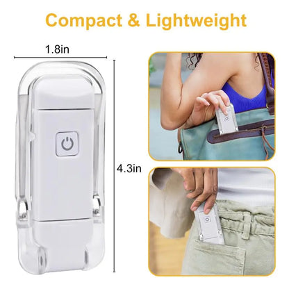 LED Rechargeable Clip-On Book Light