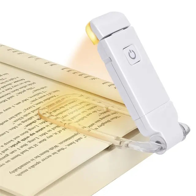 LED Rechargeable Clip-On Book Light