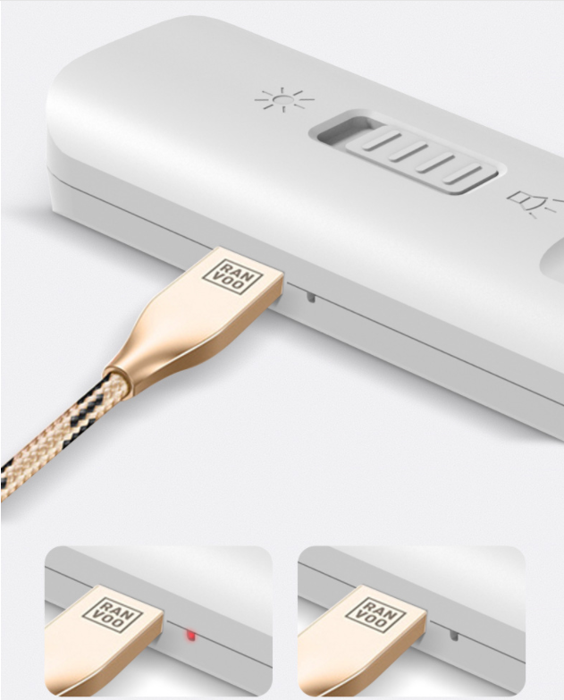 Portable Rechargeable UV Sterilizer Wand for Masks & Bottles